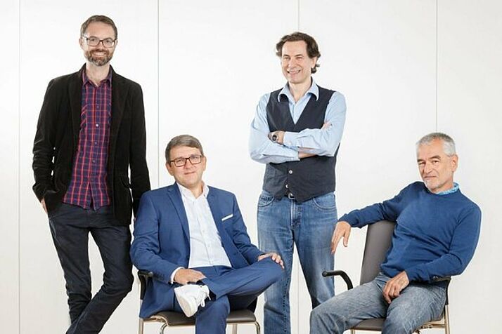 v.l.n.r.: Roland Donninger, Radu Bot, Günther Hörmann, Christian Schmeiser