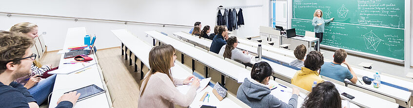 Lecture room with class