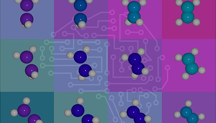 Über einen neuen Ansatz des maschinellen Lernens versuchten die Forscher, die Schrödinger Gleichung für verschiedene Molekülgeometrien gleichzeitig zu rechnen 